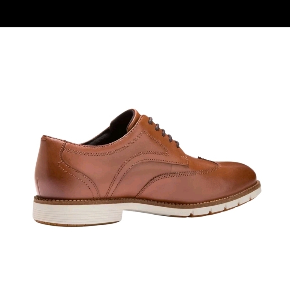 Cole Haan Men's Grand FlexGrand 360 Oxford - British Tan/Ivory, Medium - Picture 3 of 8